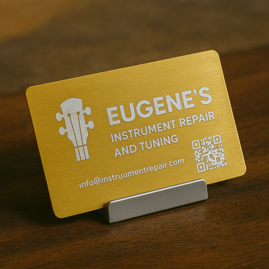 Custom Aluminum Business Card (0.007") - Upload Your Design