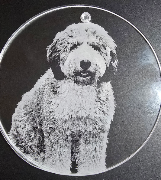 Custom Acrylic Ornament - Upload Your Photo/Design