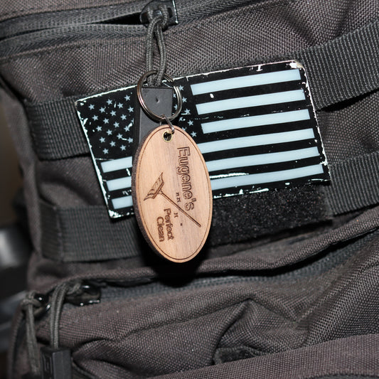 Custom Wooden Keychain Tag - Upload Your Design