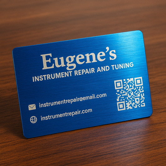 Custom Aluminum Business Card (0.007") - Upload Your Design
