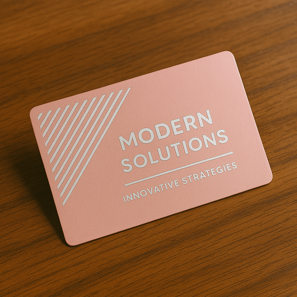 Custom Aluminum Business Card (0.007") - Upload Your Design