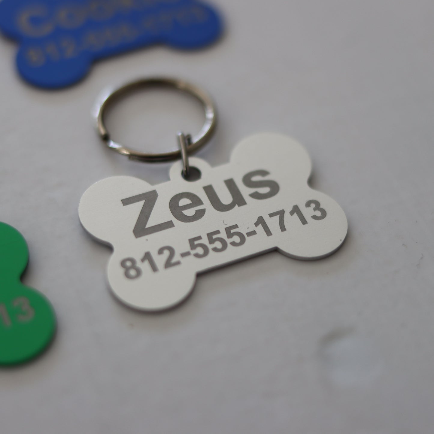 Personalized Engraved Aluminum Pet Tag - Add Your Text